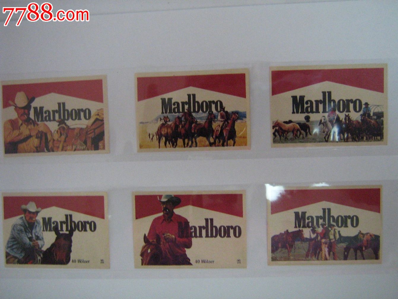 万宝路香烟,火花\/火柴盒,贴标,其他图案,早期花(50-60年代),五十年代(20世纪),产地不详,大众标,杂标混合销售,se20552532,零售,中国收藏热线