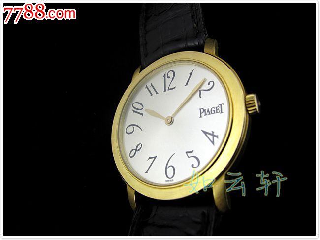 Piaget\/伯爵18K金cal.430P超薄手动上链机芯-