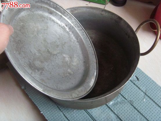双耳黄铜挂锡锅