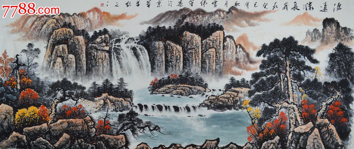 编号: se21817514,ss0139 品种: 山水国画原作-山水国画原作 属性