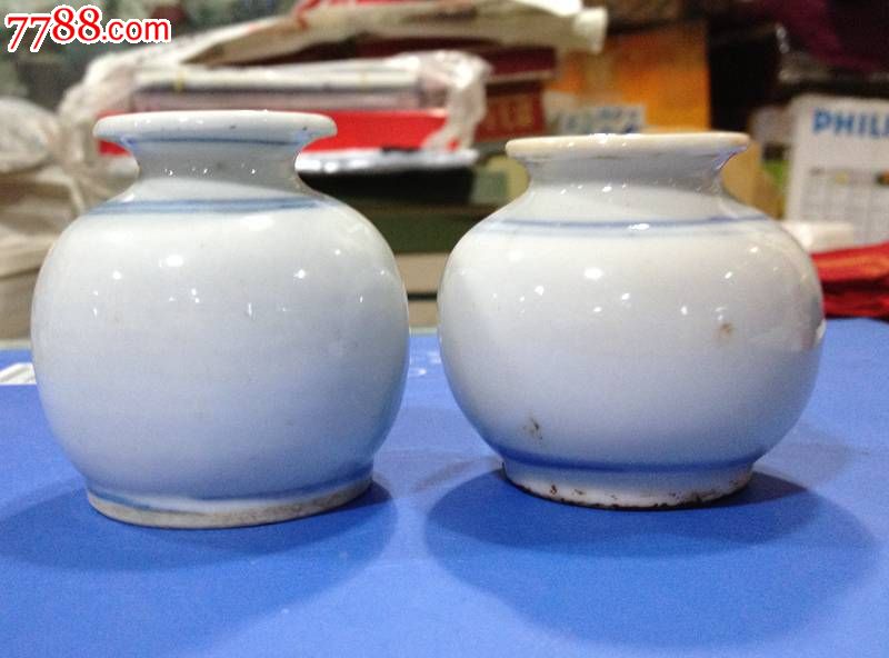 药罐33:叶种德堂二枚,毛主席像章,陶瓷,头像正面,语录文字,解放前,浙江,中型(5-10厘米),圆形,独立章,se21821160,零售,七七八八毛主席像章收藏