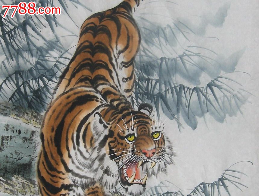 作者:吴大维,1946年生于河南,自幼勤习绘画,师法古代画梅名家,兼习现代绘画技法,渐成风格;擅画梅、竹、牡丹、马,龙,兼攻山水。笔法柔劲、着色清丽、竟境优美,给人以身临其境之感。其作品《喜上梅梢》、《竹报平安》、《八骏雄风》和《富贵花开》曾在美展中荣获得大奖,东南亚多国和地区很多收藏家以能藏其作品为荣。