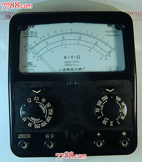 500型万用表_万用\/万能表_青天加白日【中国收藏热线】