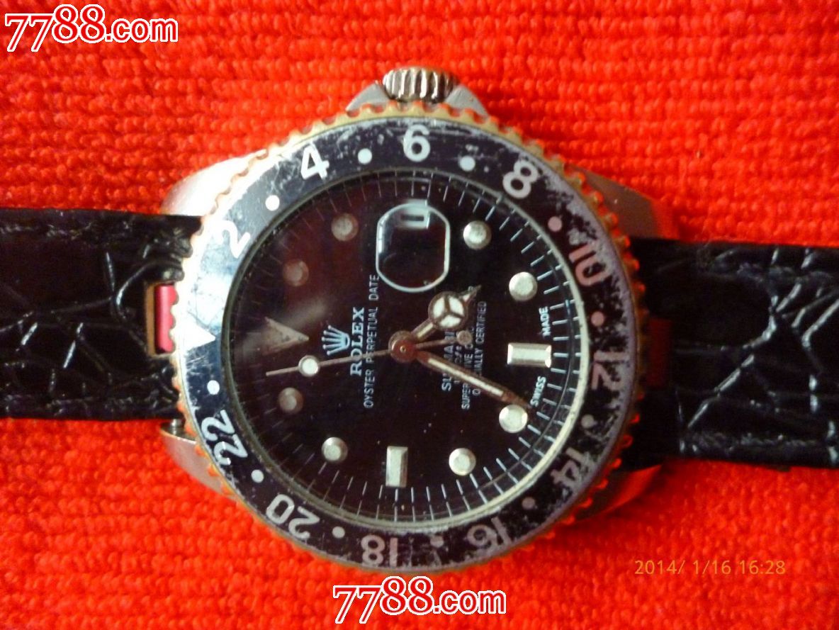 高仿全自动\日历男士手表!【内装(西铁城)21钻