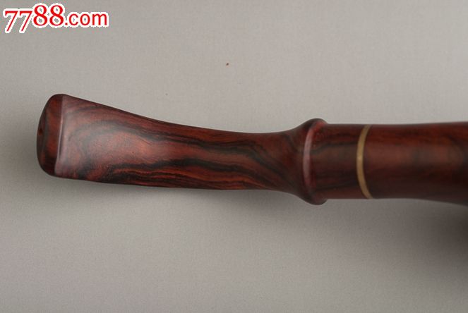南黄花梨海黄油梨老料烟斗烟嘴漂亮鬼眼鬼纹2