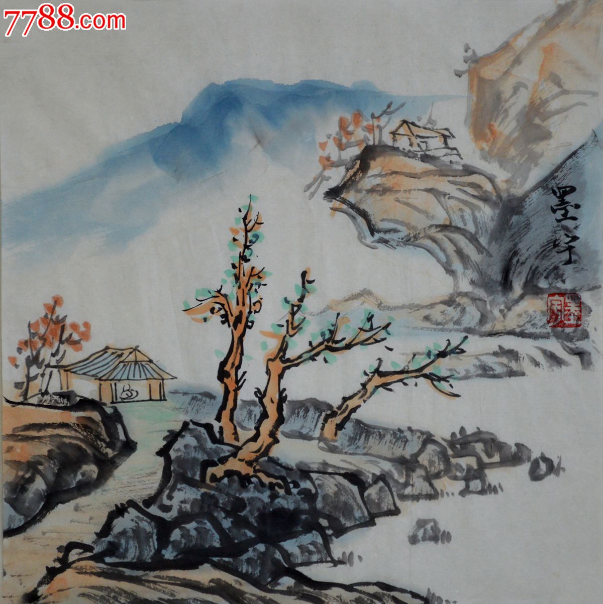 墨宇小品山水画