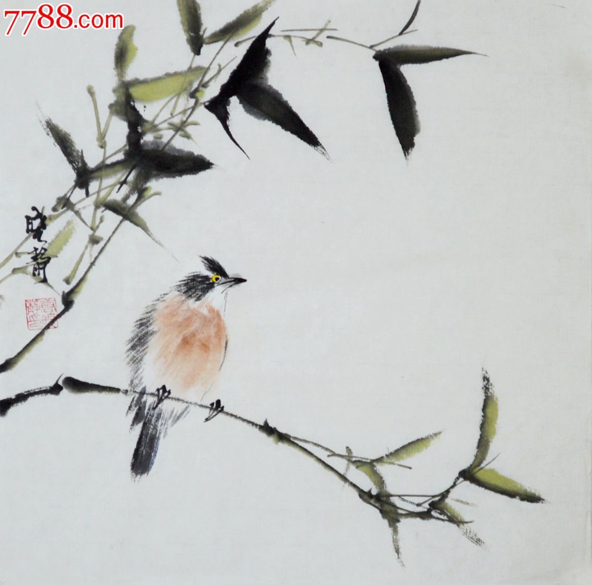 小品花鸟画作品-se24824841-花鸟国画原作-零售-7788收藏__收藏热线