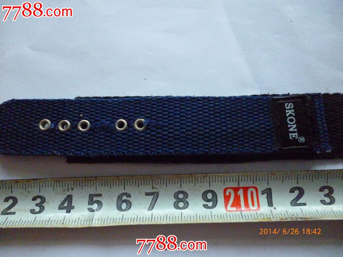 外国进口【不知名字】男士通根尼龙古董老表带