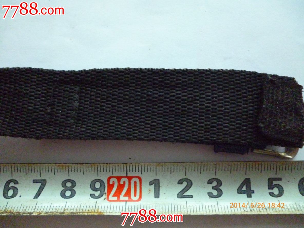 外国进口【不知名字】男士通根尼龙古董老表带