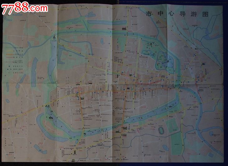 合肥市交通旅游图[88年]