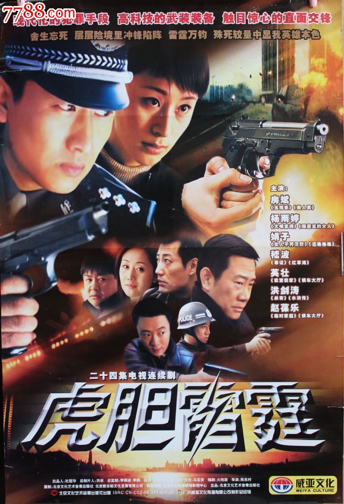 虎胆雷霆24集碟vcd电视连续剧【原装正版】(a仓)