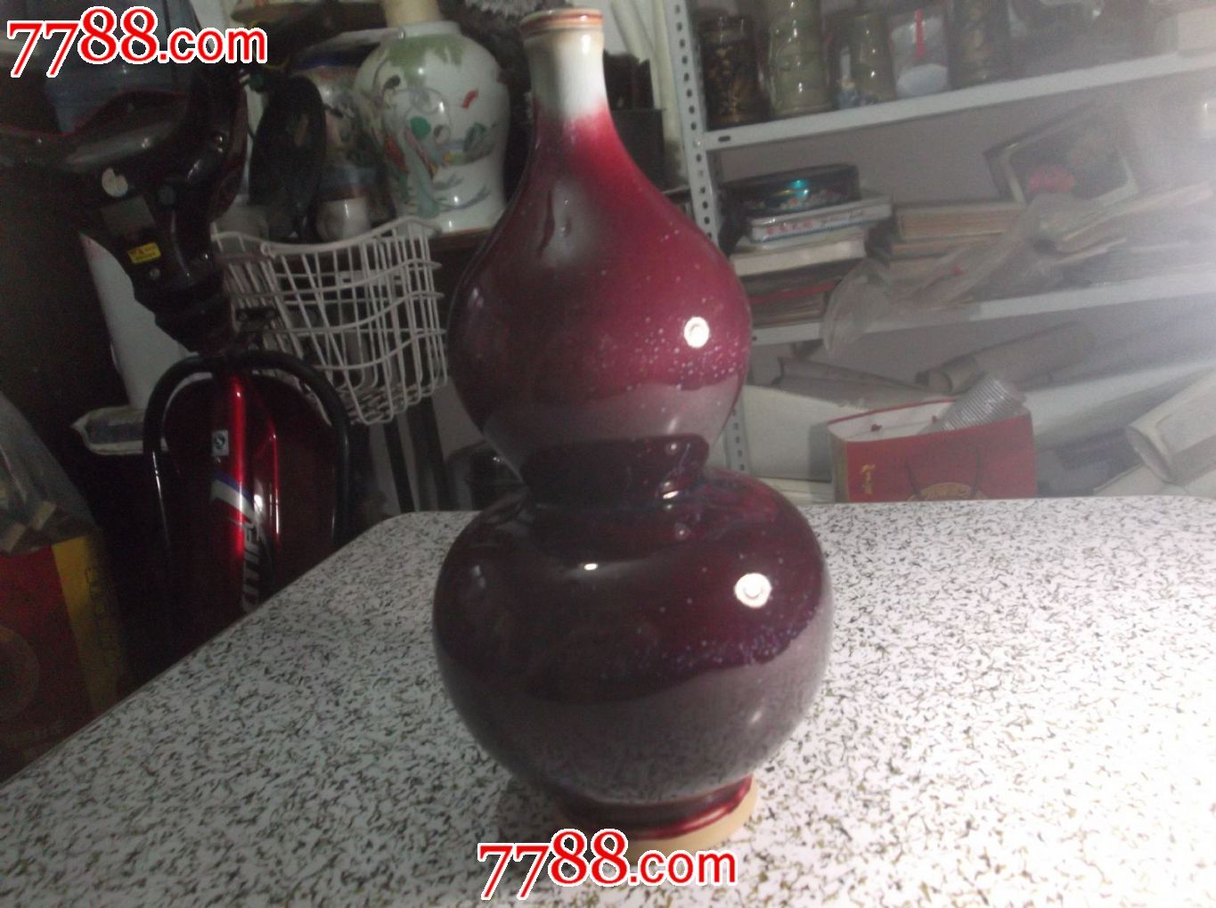 霍家钧窑大葫芦,高33cm