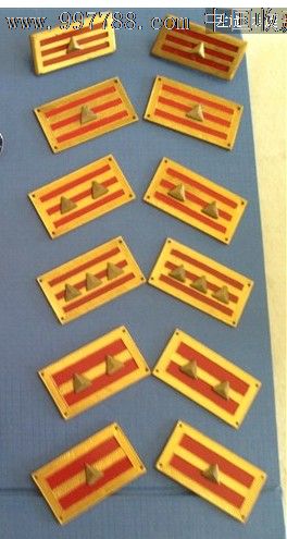 简介: 国民革命军领章(全套收藏版)金属质地的全套国军军衔