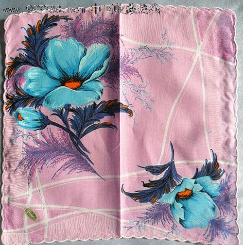 上海大花系列手帕(未使用)-价格:3元-se12503785-手帕/手绢-零售-7788