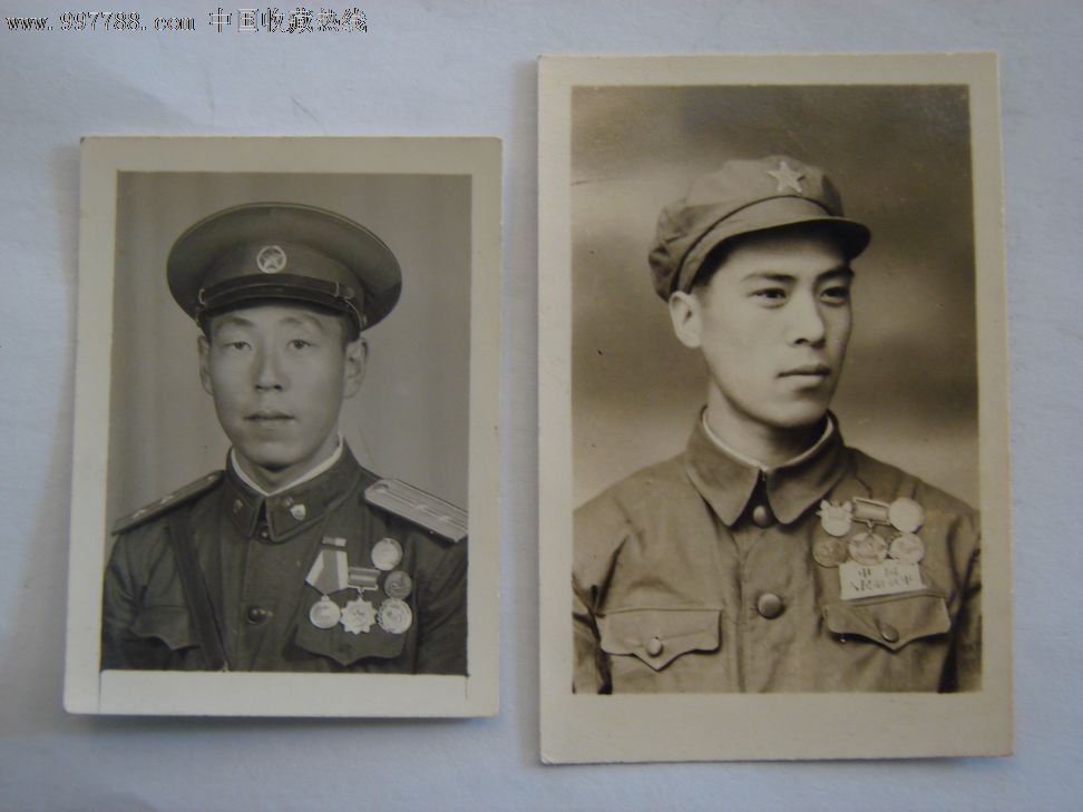 2张军人戎装照