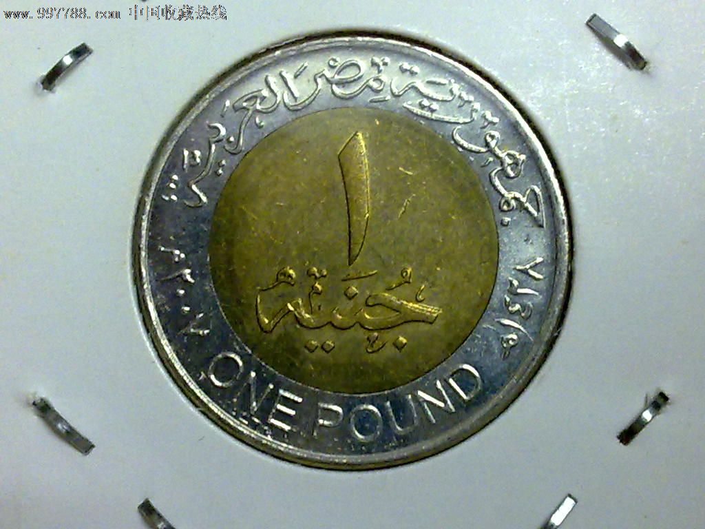 埃及2007年1镑双色币