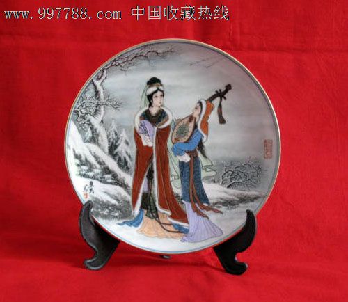 四大美女,赵惠民绘画瓷盘