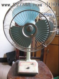 文革钻石牌电风扇整个外壳除风罩按键全部是铝制