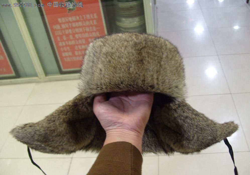 七八十年代旱獭纯皮平顶帽(另此商品有量,适合拍电影当道具)