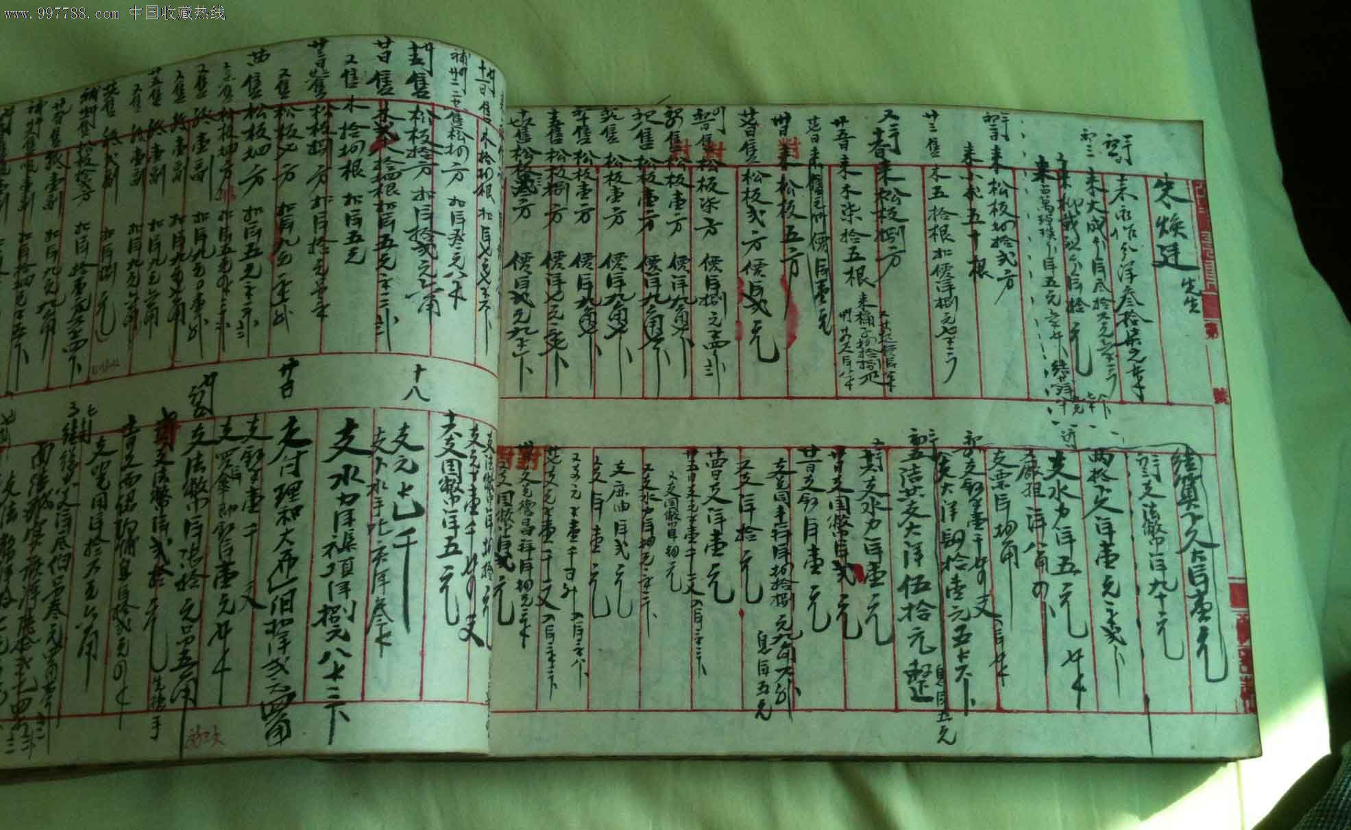 民国老账本(保存完整)-民国旧书--se14970358-零售-中国收藏热线