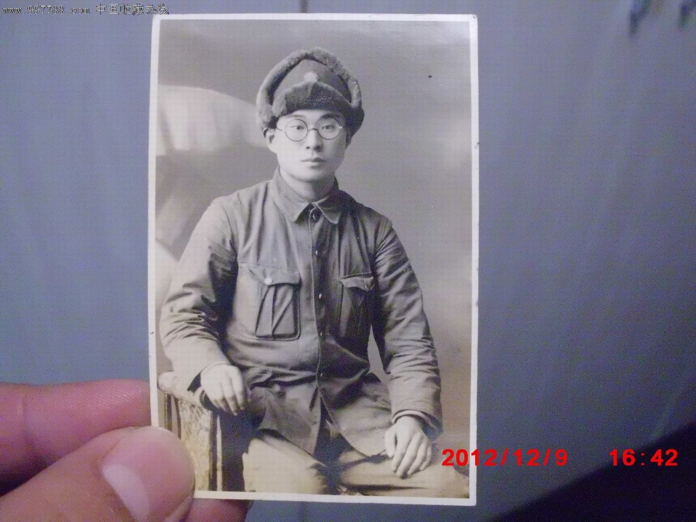 抗战时期日本东北军军人照片一张