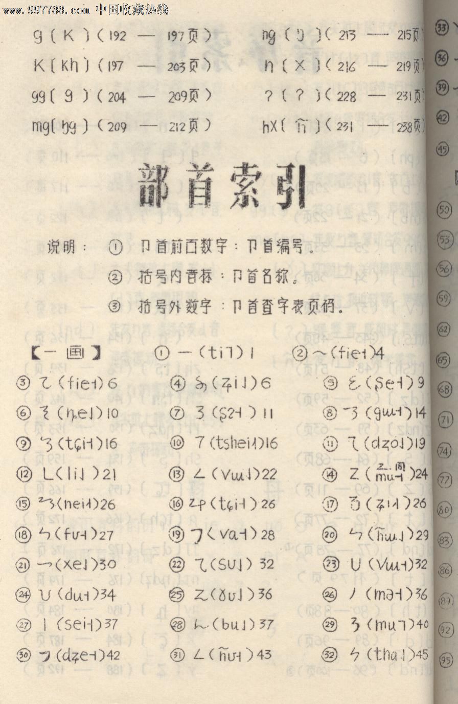 彝文字典(1978年初稿)16开油刻本