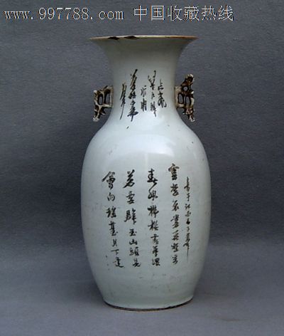 民国大名家毛子荣粉彩人物150件大瓶--大开门