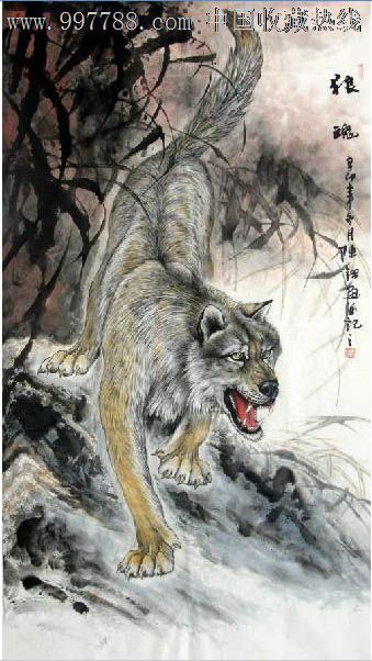 品种: 花鸟国画原作-花鸟国画原作 属性: 畜兽画原画,,工笔白描画法