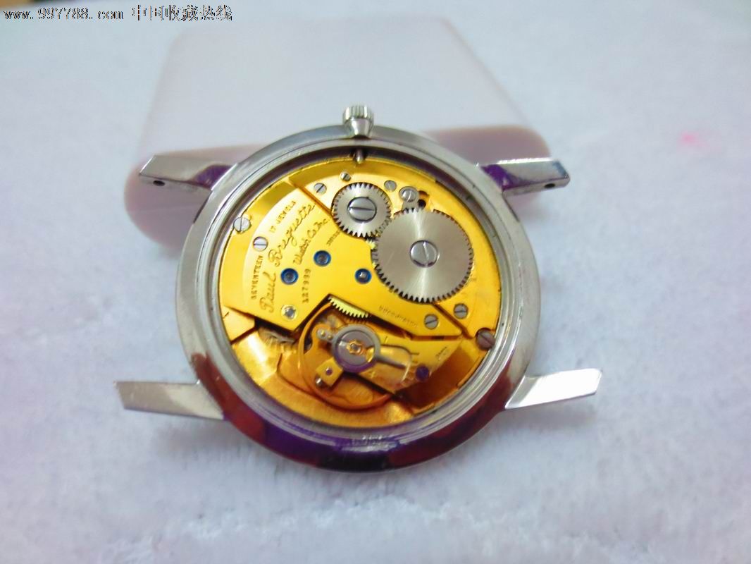 【绝版蓝钻】宝玑【孤品肚型快慢针!10品全镀金机芯!超薄0.