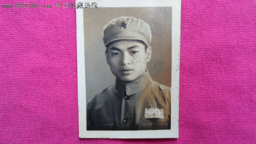 军人照,老照片-->个人照片,老照片,普通人大人,五十年代(20世纪),黑白