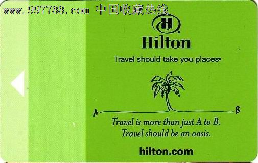 希尔顿-价格:3元-se16099817-门锁卡/房卡-零售-中国收藏热线