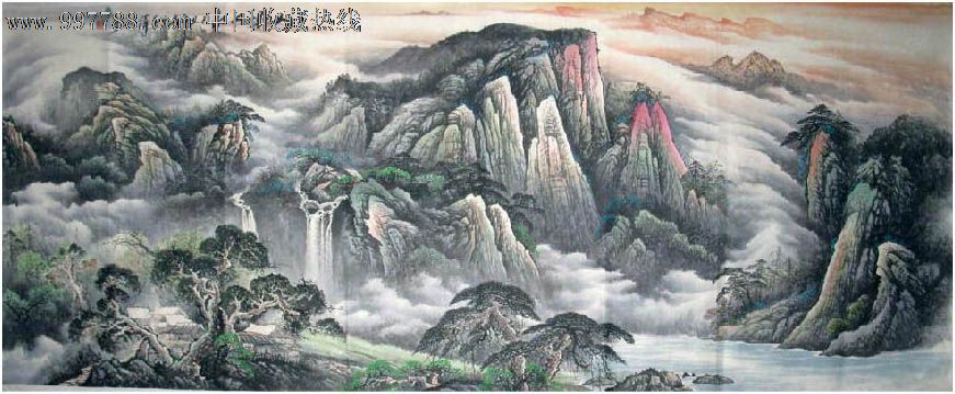 吴泽·小八尺山水-价格:700元-se16285839-山水国画原作-零售-7788