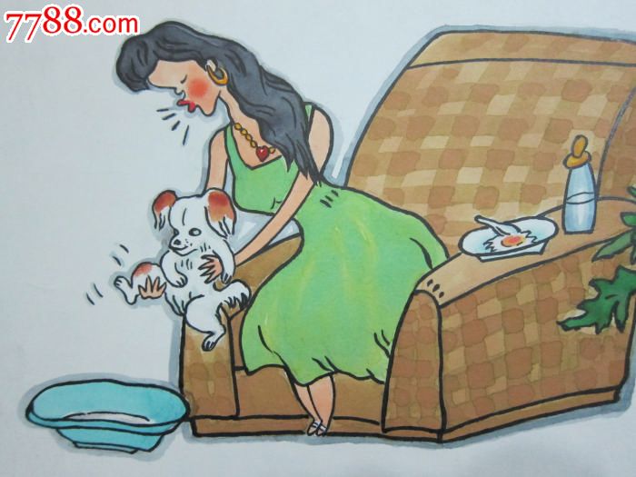 漫画出版社获奖参赛漫画一幅