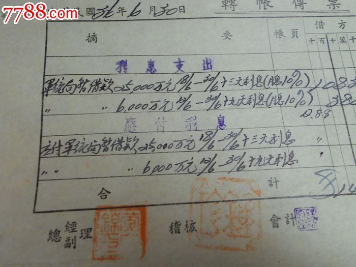 借款证明单