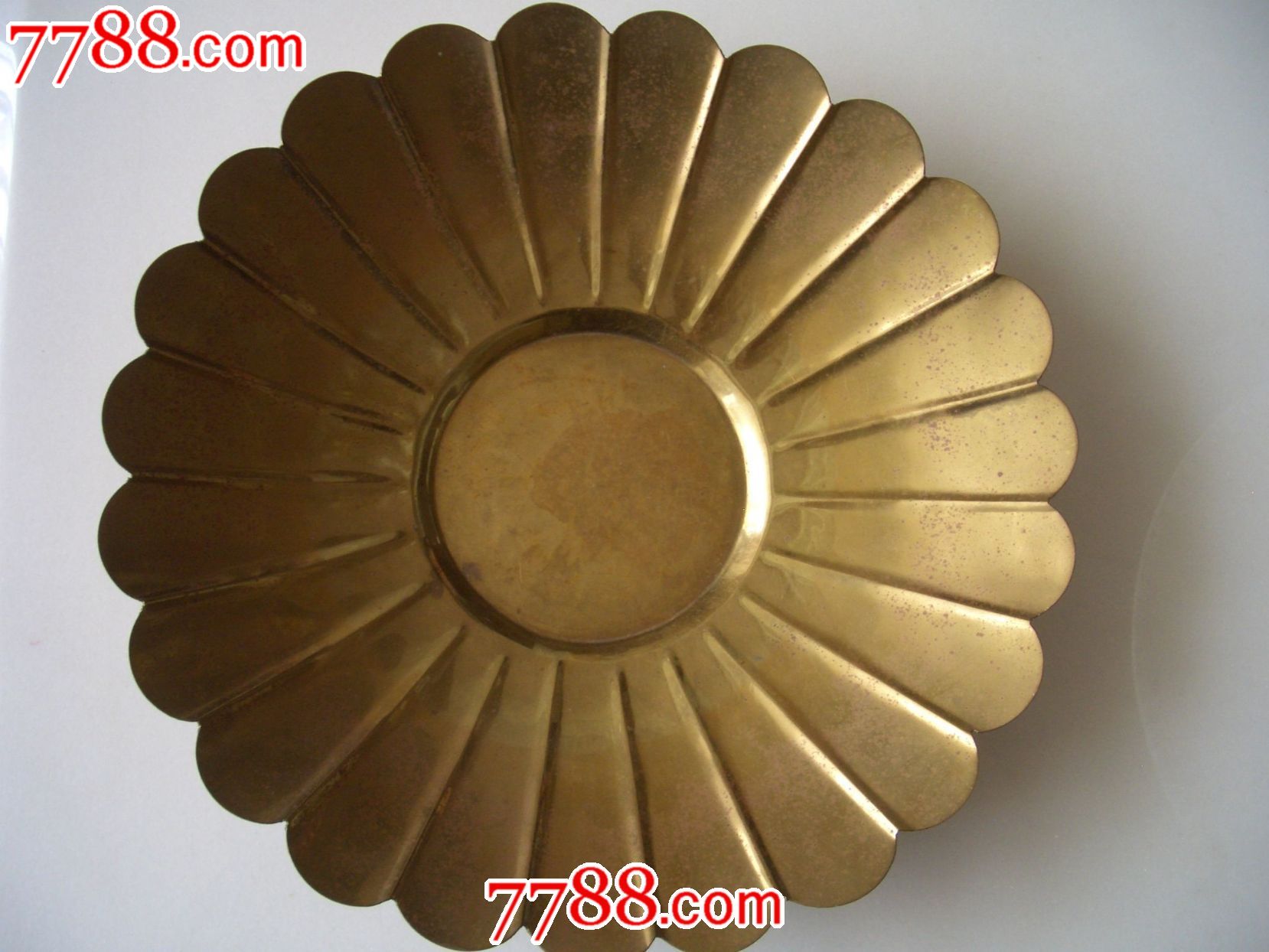 欧洲葵花形全铜大果盘