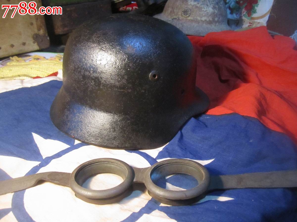 民国抗战时期遗留的国军m35盔,品相好-价格:4000元-se16933028-钢盔