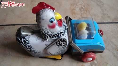 母鸡下蛋铁皮玩具