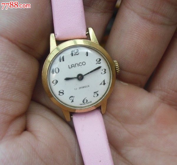 瑞士兰蔻女表《表蒙有污》玫瑰金色机芯-价格:100元-se17713506-手表