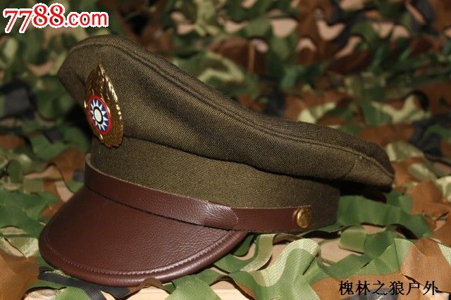 国军大檐帽马裤呢仿制影视收藏品-价格:89元-se18402330-帽子-零售