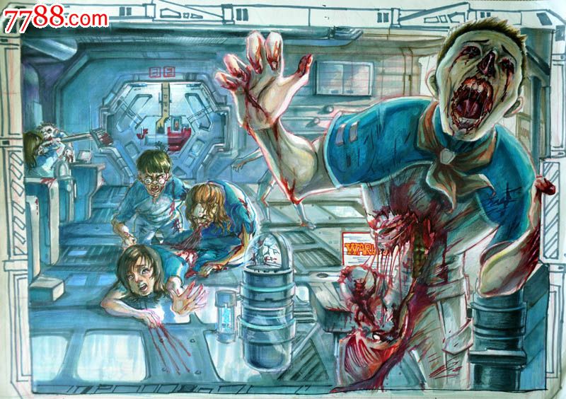 原创手绘漫画—生化危机