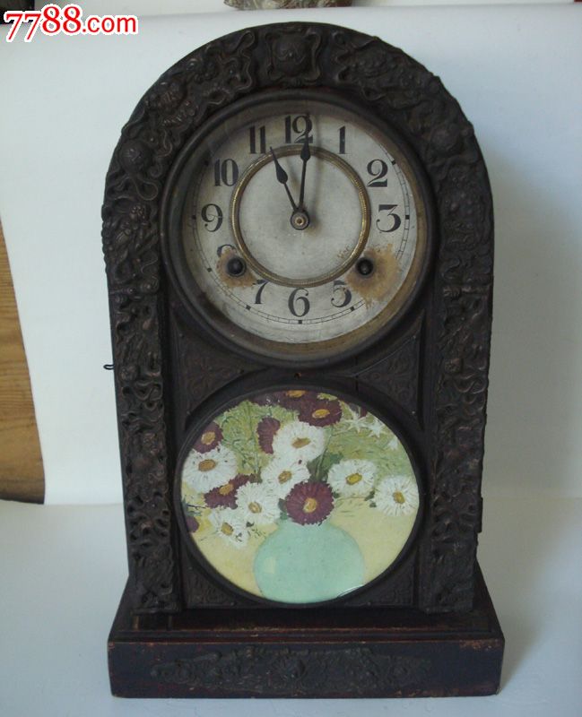 老座钟老式机械座钟和尚头钟老钟表