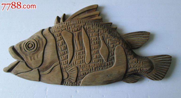 木雕鱼