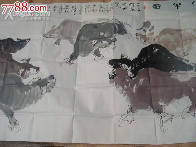 八牛图【画家卢世明作品】