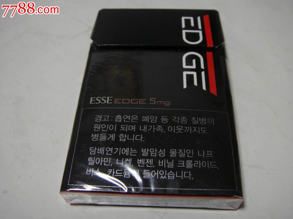 韩国【细支～edge】_烟标/烟盒_青岛我藏你爱【中国收藏热线】