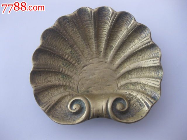 海贝纹铜摆件