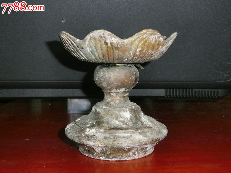 古代灯盏图片莲花灯-千图网