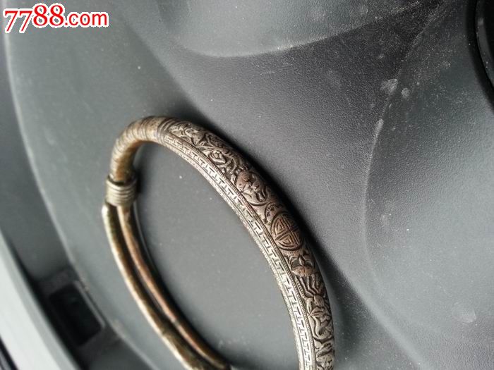 精品清代大号银手镯