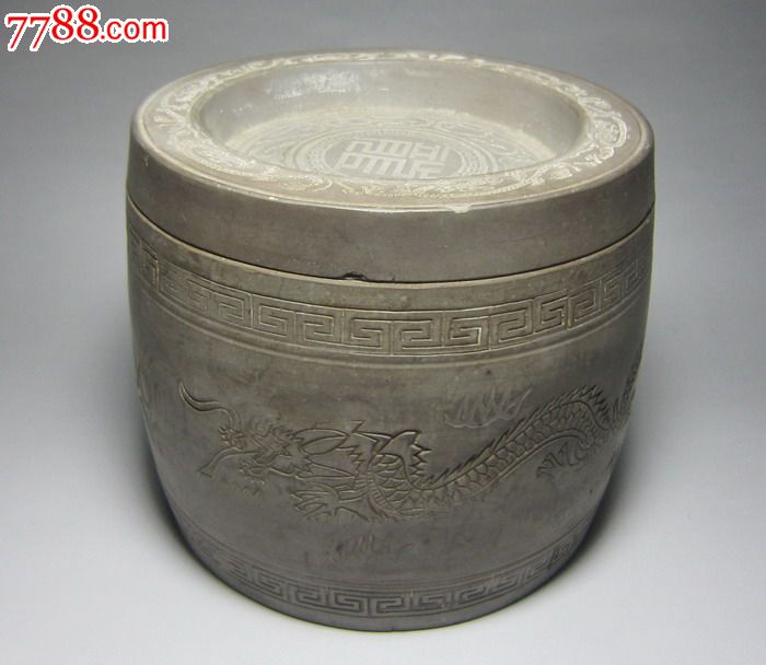 沈世南制澄泥大圆鼓形蟋蟀盆 蛐蛐罐