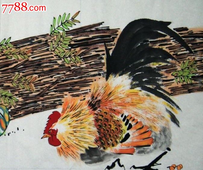 实力派画家孙刚柱作品——五德闲趣图