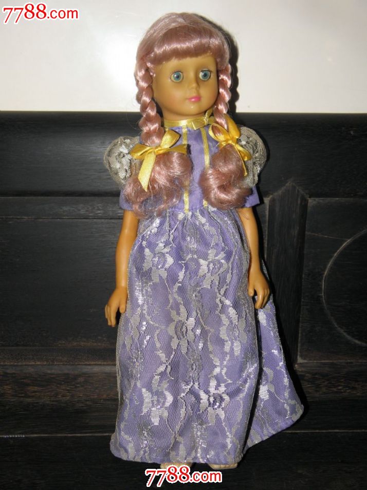 眼睛会闪的塑料女娃娃_其他玩偶/人偶_聚兴隆古玩店【中国收藏热线】